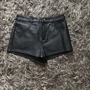 Leather Shorts